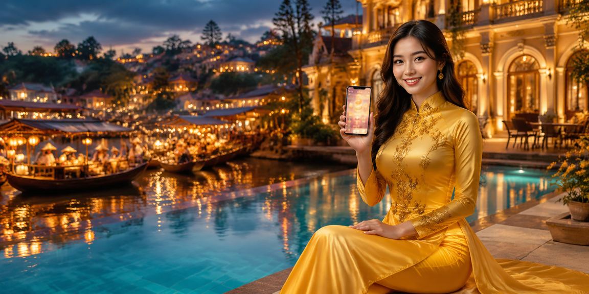 Người dùng trải nghiệm xổ số và cá cược tại Đà Lạt trong không gian hiện đại